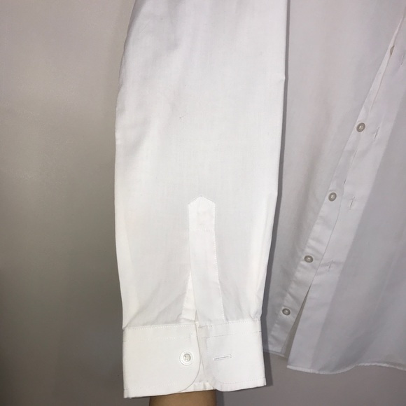 Peter England Classic White Buttoned Down Shirt - Picture 4 of 11
